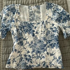 Reformation flower blouse.  New & never worn! Purchased from Anthropologie.